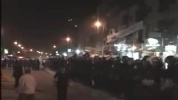 هجوم الأمن على مسيرة مرشح الإخوان .. شبرا الخيمة الأستاذ جمال شحاتة