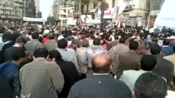 د. راغب السرجاني وسط المتظاهرين
