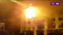 حرق مكتب مدير  حي المنتزه بالاسكندرية