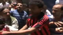 احدى شهداء اليوم 30 4 2011 في عدن _ اليمن بمنطقة المنصورة