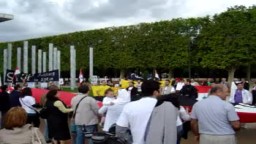 مظاهرة الجالية السورية في باريس