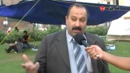 معتصمين فى ميدان سعد زغلول بالأسكندرية