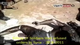 نظام سوريا البربري يحرق المتظاهرين وهم أحياء +18