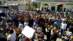 مظاهرة طلابية تدعم المجلس الوطني بسوريا و تطالب بحظر طيران يوم الاثنين في 3 10 2011