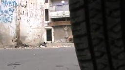 سوريا- حمص الخالدية:  الدبابات الاسدية تتجه الى البياضة لقصف المواطنين العزل 26 10 2011