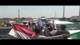 استقبال د.مرسى و م.الشاطر على مداخل المنصورة