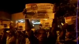 أمناء الشرطة بأبوقرقاص يهتفون للرئيس مرسي