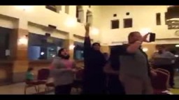 هتافات المصريون فى ندوة لدستور الانقلاب