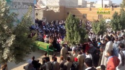 جنازة شهيد سوهاج شهيد دستور الدم 15/ 1/ 2014