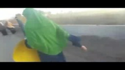 اعتداء قوات الأمن على سلسلة بشرية -أبوكبير