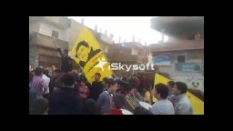 وقفه لعفاريت ضد الانقلاب بأويش الحجر 