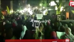 مسيرة ليلية رفضا للانقلاب ــ المعادى‎