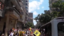 مسيرة الرمل فى جمعة الحرية لمصر 13 / 6 / 2014
