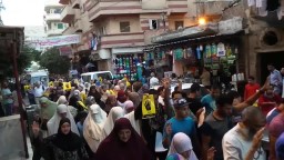 مسيرة ضد الانقلاب بالرمل الجمعة 8 / 8 / 2014