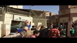 مسيرة مسجد محطة عزبة النخل 12_12_2014