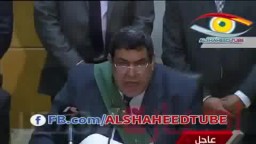 لحظة الحكم بالإعدام على الرئيس مرسي 