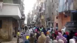 مسيرة الورديان اعتراضا على احكام الاعدام 